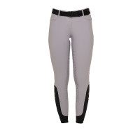 Pantalón de mujer con grip integral Aria en tejido técnico Equestro Oxford tostado Rosa