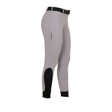 Pantalón de mujer con grip integral Aria en tejido técnico Equestro Pantalón de mujer con grip integral Aria en tejido técnico Equestro