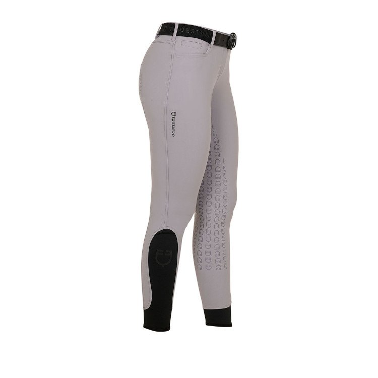 Pantalón de mujer con grip integral Aria en tejido técnico Equestro Pantalón de mujer con grip integral Aria en tejido técnico Equestro