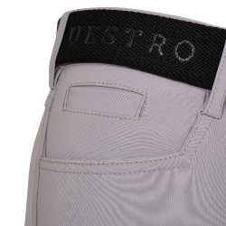 Pantalón de mujer con grip integral Aria en tejido técnico Equestro Gris escarchado