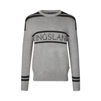 Jersey de punto Kingsland KLNolan para hombre Gris medio mezclado Jersey de punto Kingsland KLNolan para hombre Gris medio mezclado