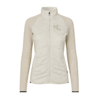 Chaqueta de equitación híbrida para mujer Kingsland KLNaya Día lluvioso beige