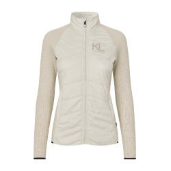 Chaqueta de equitación híbrida para mujer Kingsland KLNaya Día lluvioso beige