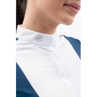 Polo de concurso Harcour Shine Laguna azul Polo de concurso Harcour Shine Laguna azul