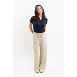 Pantalón Paisley Harcour mujer Lino Beige