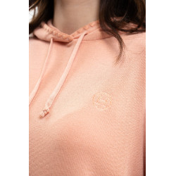 Sudadera con capucha Plume Harcour mujer Albacoque Naranja