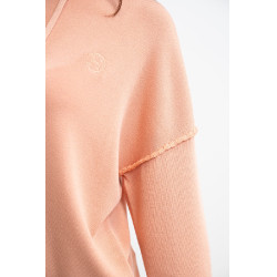 Sudadera con capucha Plume Harcour mujer Albacoque Naranja