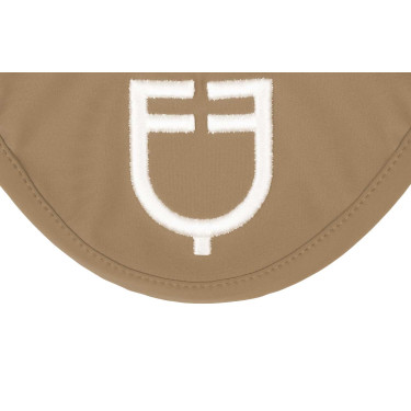 Capucha anti-moscas de tejido técnico con logo Equestro Arena / blanco Beige