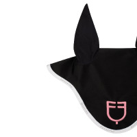 Gorro antimoscas de tejido técnico con logotipo multicolor Equestro Negro / blanco / bailarina Gorro antimoscas de tejido técnico con logotipo multicolor Equestro Negro / blanco / bailarina