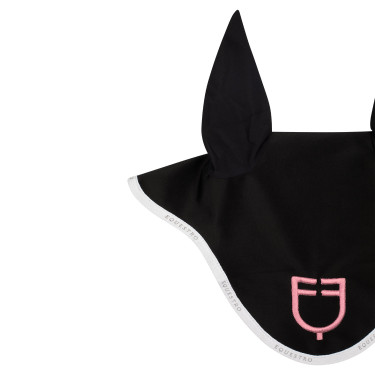 Gorro antimoscas de tejido técnico con logotipo multicolor Equestro Gorro antimoscas de tejido técnico con logotipo multicolor Equestro