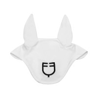 Bonete antimoscas de tela técnica White Line Edition Equestro Blanco