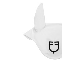 Bonete antimoscas de tela técnica White Line Edition Equestro Blanco