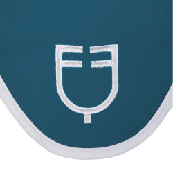 Bonete antimoscas de tela técnica White Line Edition Equestro Petróleo Azul Bonete antimoscas de tela técnica White Line Edition Equestro Petróleo Azul