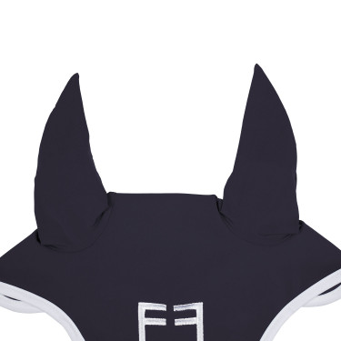 Bonete antimoscas de tela técnica White Line Edition Equestro Marino Azul marino Bonete antimoscas de tela técnica White Line Edition Equestro Marino Azul marino