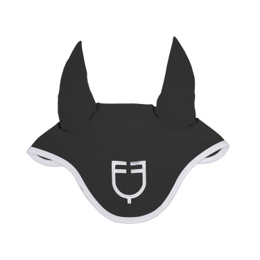 Bonete antimoscas de tela técnica White Line Edition Equestro Asfalto Gris Bonete antimoscas de tela técnica White Line Edition Equestro Asfalto Gris