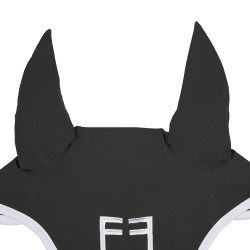 Bonete antimoscas de tela técnica White Line Edition Equestro Asfalto Gris Bonete antimoscas de tela técnica White Line Edition Equestro Asfalto Gris