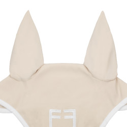 Bonete antimoscas de tela técnica White Line Edition Equestro Beige Bonete antimoscas de tela técnica White Line Edition Equestro Beige