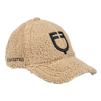 Gorra unisex Equestro con inserto de malla Negro / coral sol