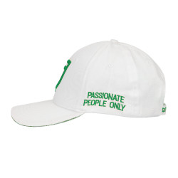 Gorra unisex de la nueva colección Equestro Blanco / verde Gorra unisex de la nueva colección Equestro Blanco / verde