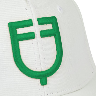 Gorra unisex de la nueva colección Equestro Blanco / verde Gorra unisex de la nueva colección Equestro Blanco / verde