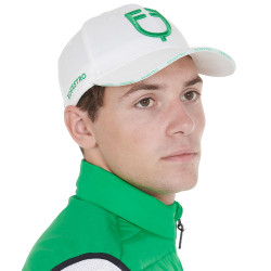 Gorra unisex de la nueva colección Equestro Blanco / verde Gorra unisex de la nueva colección Equestro Blanco / verde