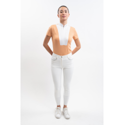 Polo de concurso Harcour Paris mujer Albacoque Naranja