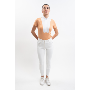 Polo de concurso Harcour Paris mujer Albacoque Naranja