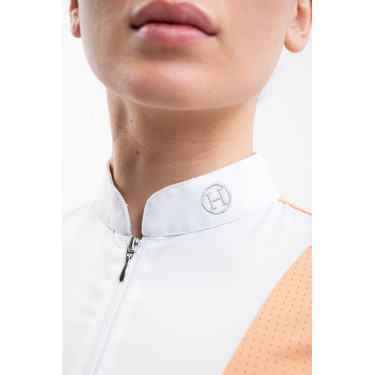 Polo de concurso Harcour Paris mujer Albacoque Naranja