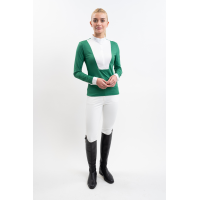Polo de concurso Harcour Praga mujer Verde esmeralda