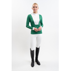 Polo de concurso Harcour Praga mujer Verde esmeralda Polo de concurso Harcour Praga mujer Verde esmeralda