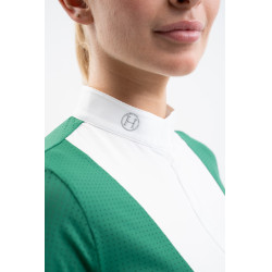 Polo de concurso Harcour Praga mujer Verde esmeralda Polo de concurso Harcour Praga mujer Verde esmeralda