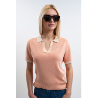 Polo Harcour Peach mujer Albacoque Naranja