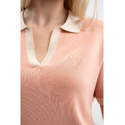 Polo Harcour Peach mujer Albacoque Naranja