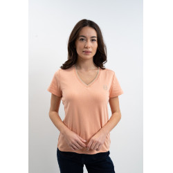 Camiseta Harcour Taraza mujer Albacoque Naranja
