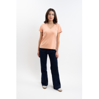 Camiseta Harcour Taraza mujer Albacoque Naranja Camiseta Harcour Taraza mujer Albacoque Naranja