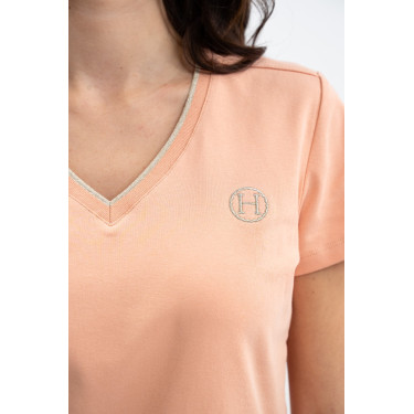 Camiseta Harcour Taraza mujer Albacoque Naranja Camiseta Harcour Taraza mujer Albacoque Naranja