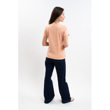 Camiseta Harcour Taraza mujer Albacoque Naranja Camiseta Harcour Taraza mujer Albacoque Naranja