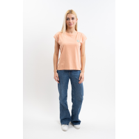 Camiseta Harcour Tchaka mujer Albacoque Naranja