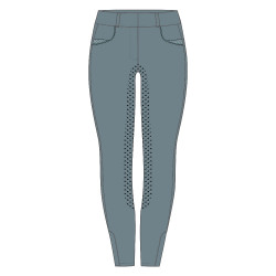 Euro-Star Maxima FullGrip Leggings de equitación para niños Plomo Azul Euro-Star Maxima FullGrip Leggings de equitación para niños Plomo Azul