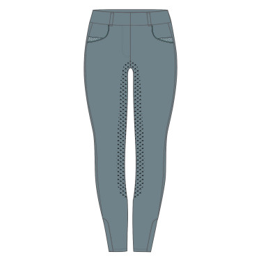 Euro-Star Maxima FullGrip Leggings de equitación para niños Plomo Azul Euro-Star Maxima FullGrip Leggings de equitación para niños Plomo Azul