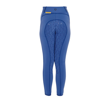 Leggings ajustados para niña con grip y logotipo Equestro Leggings ajustados para niña con grip y logotipo Equestro