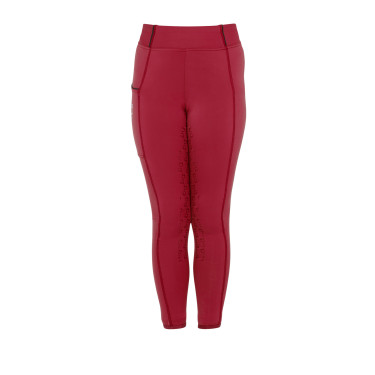 Leggings ajustados para niña con grip y logotipo Equestro Leggings ajustados para niña con grip y logotipo Equestro