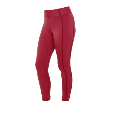 Leggings ajustados para niña con grip y logotipo Equestro Leggings ajustados para niña con grip y logotipo Equestro