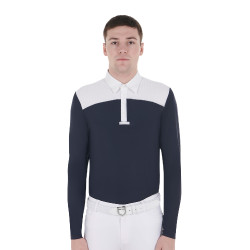 Polo de concurso Hombre Mangas Largas con Botones Equestro