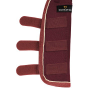 Protector de cola acolchado e impermeable Equestro Burdeos