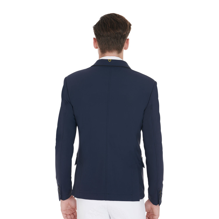 Chaqueta de concurso para Hombre de Tejido Elástico con Bolsillos con Cremallera Equestro Chaqueta de concurso para Hombre de Tejido Elástico con Bolsillos con Cremallera Equestro