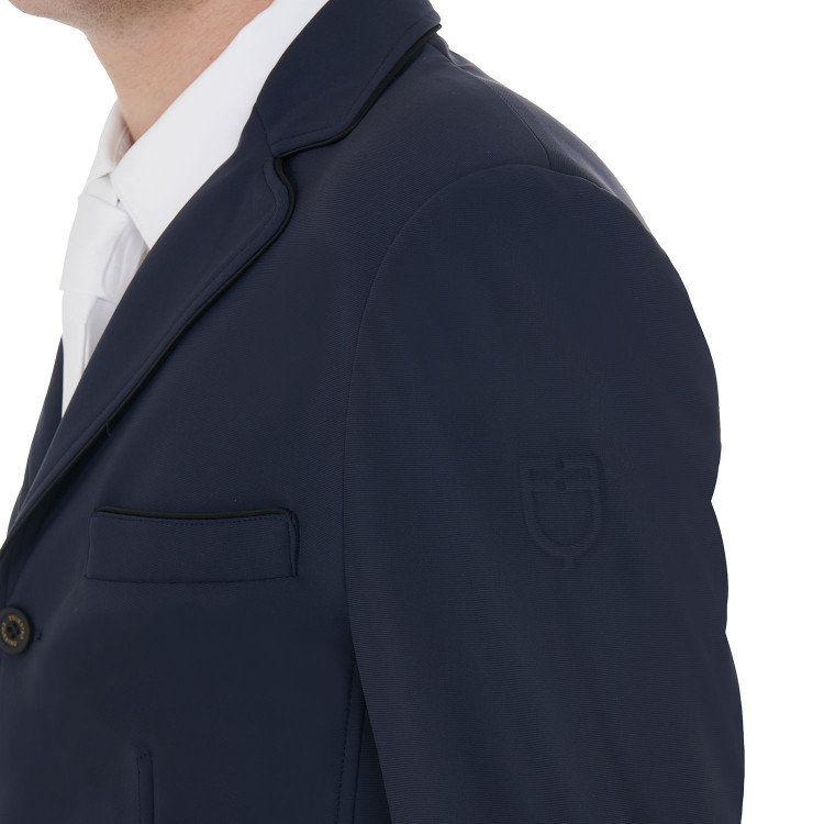 Chaqueta de concurso para Hombre de Tejido Elástico con Bolsillos con Cremallera Equestro Chaqueta de concurso para Hombre de Tejido Elástico con Bolsillos con Cremallera Equestro