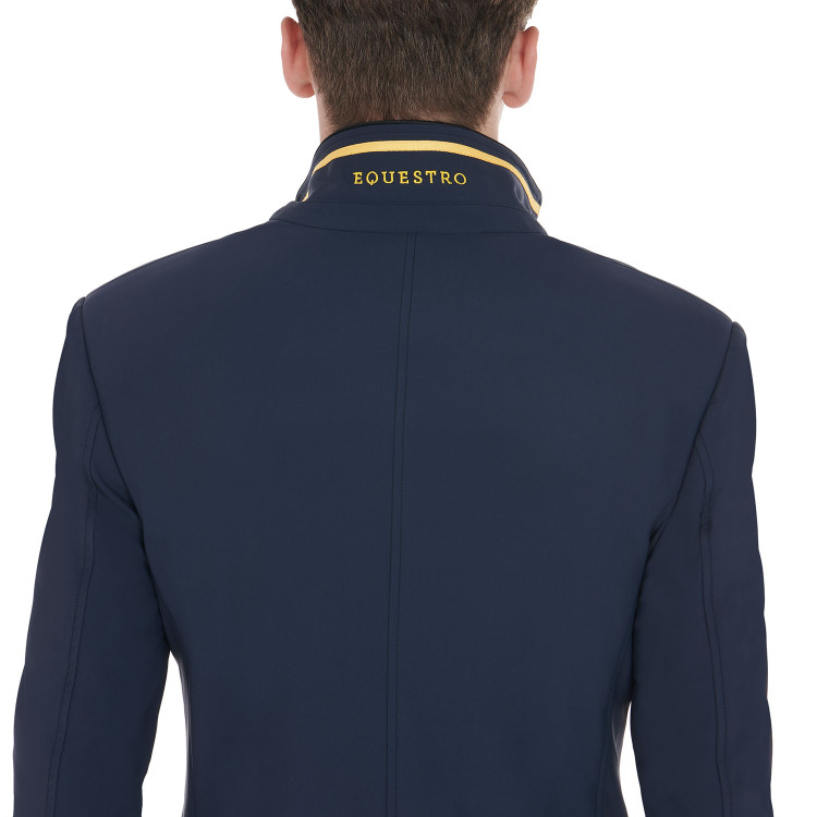 Chaqueta de concurso para Hombre de Tejido Elástico con Bolsillos con Cremallera Equestro Chaqueta de concurso para Hombre de Tejido Elástico con Bolsillos con Cremallera Equestro