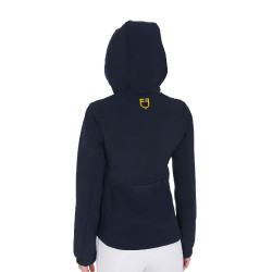 Chaqueta softshell entallada para mujer con bolsillos ocultos Equestro Americana marina Azul marino