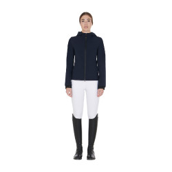 Chaqueta softshell entallada para mujer con bolsillos ocultos Equestro Americana marina Azul marino